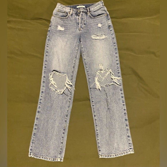 PacSun Eco Medium Distressed Dad Jeans - Women’s Size 24 - Picture 1 of 7